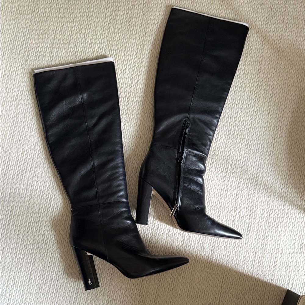 Sam Edelman Black Heeled Boots